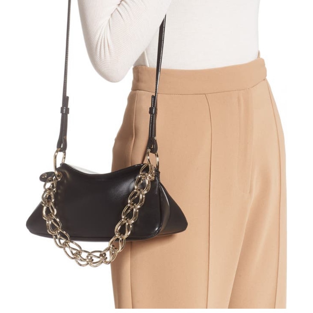 Chloe leather chain strap purse